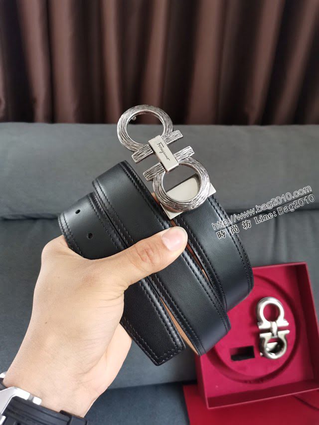 菲拉格慕男士皮帶 Ferragamo雙面牛皮腰帶  jjp1831